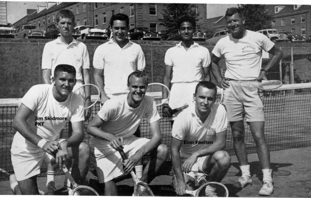 1961 Tennis Team  Eion Faelten